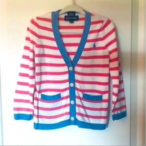 Toddler Ralph Lauren striped cardigan